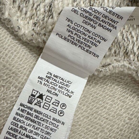 Lucky brand metallic open cardigan size medium - Picture 5 of 7